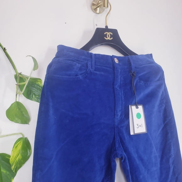 New 3X1 W3 Velvet Higher Ground straight jeans 26 - Picture 13 of 16